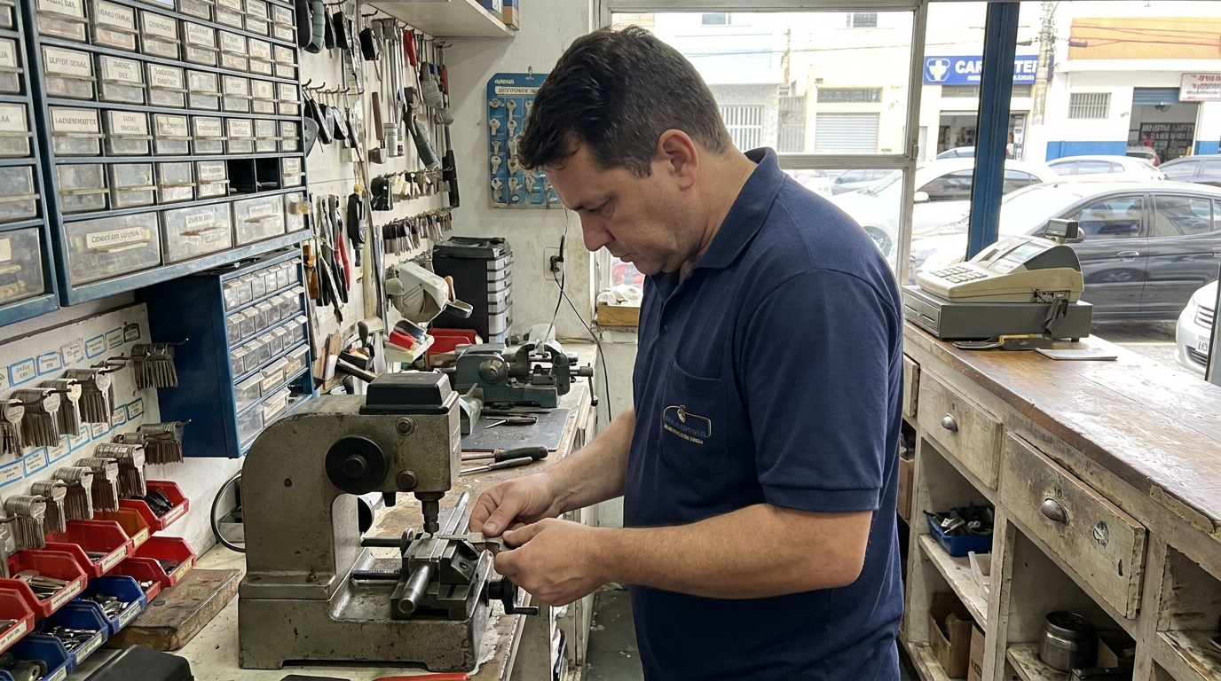 Confecção de Chave Automotiva profissional em Londrina‑PR
